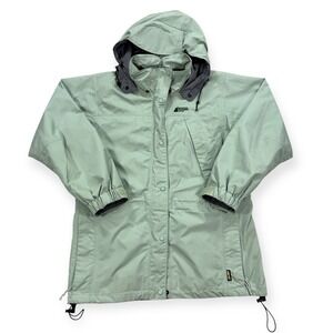 Mountain Equipment Co-op Jacket Women's Medium Light Green Gore-Tex Rain Hiking